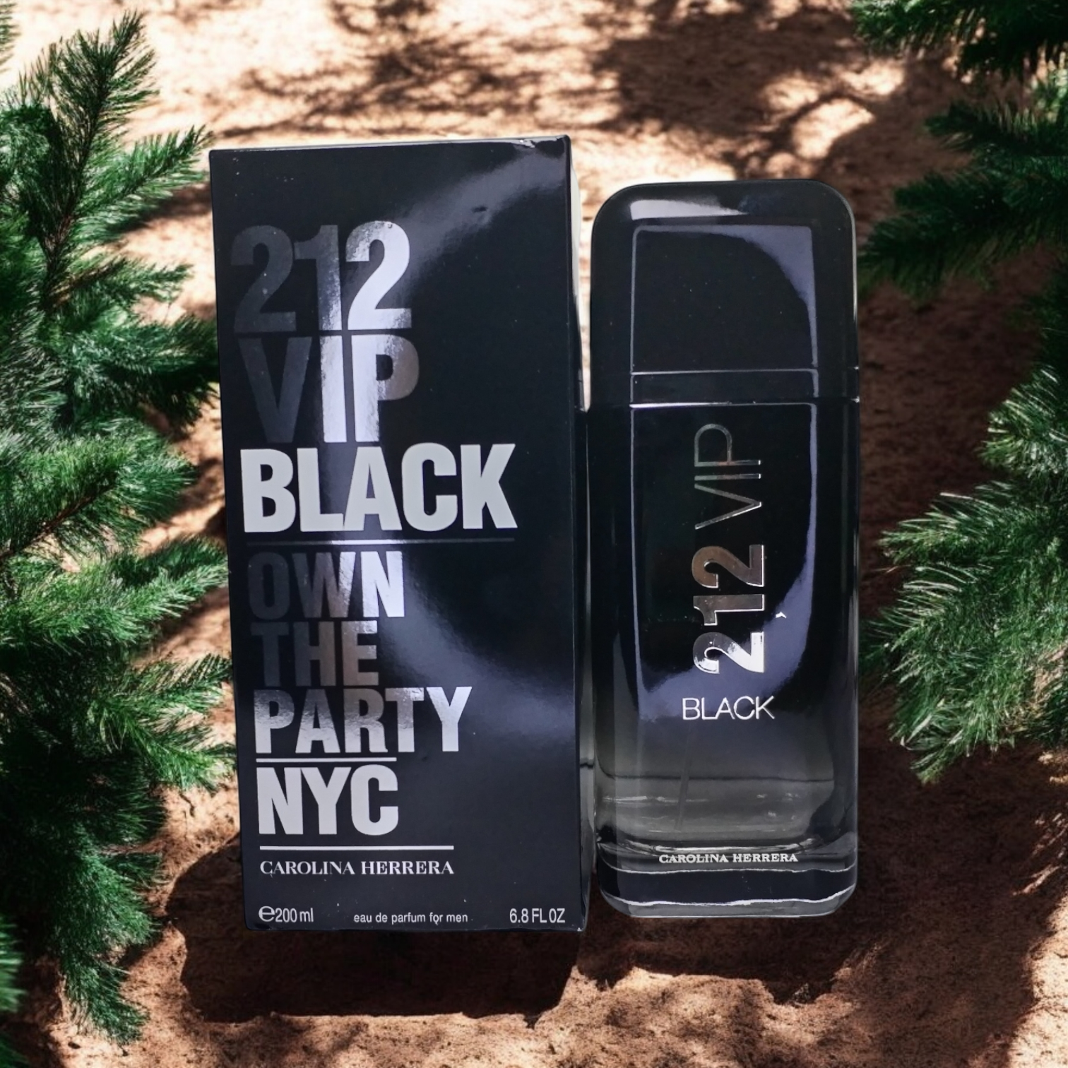 PERFUME 200ML CAROLINA HERRERA 212 VIP BLACK OWN THE PARTY NYC